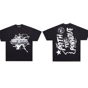 New men’s black fashion T-shirt